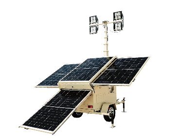 薩奧太陽能移動照明燈車：工程照明新選擇